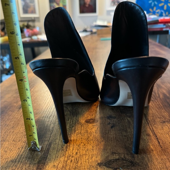 NWOT Black Aldo Slip On stiletto Heels size 11 - Picture 3 of 5